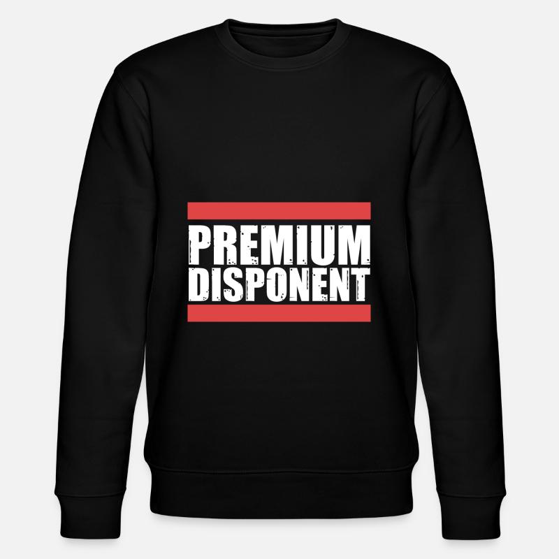 Disponent - Stanley/Stella Unisex Bio-Sweatshirt CHANGER  - Schwarz
