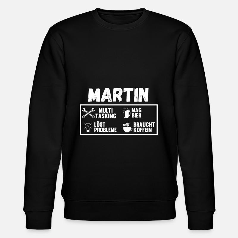 Martin - Sweat bio CHANGER Stanley/Stella Unisexe - noir