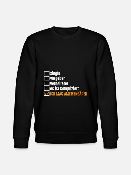 Ameisenbär - Stanley/Stella Unisex Bio-Sweatshirt CHANGER - Schwarz