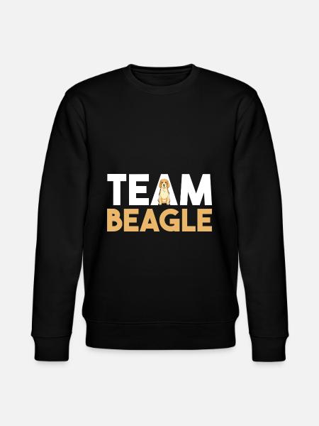 Hund Beagle - Stanley/Stella Unisex Bio-Sweatshirt CHANGER  - Schwarz