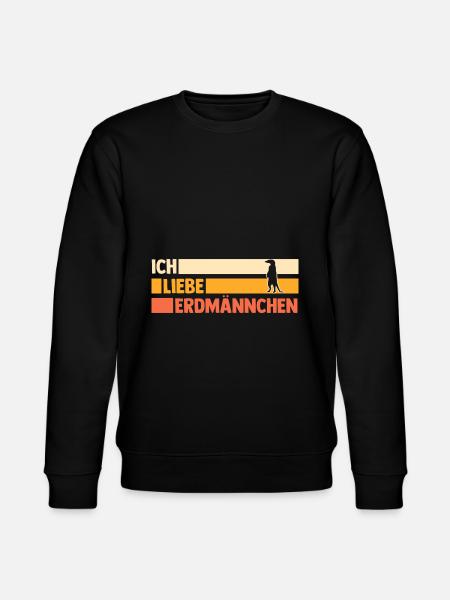 Erdmännchen - Stanley/Stella Unisex Bio-Sweatshirt CHANGER - Schwarz