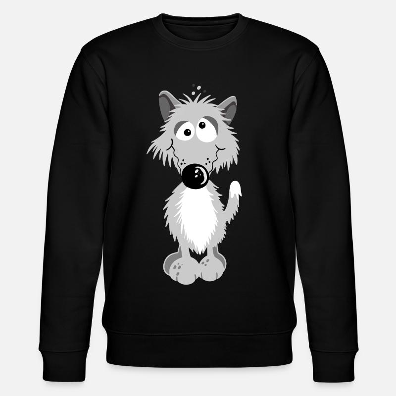 Little Wolf - Stanley/Stella CHANGER Unisex Organic Sweatshirt - black