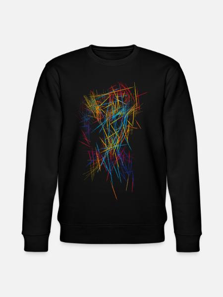 Abstract - Stanley/Stella CHANGER Unisex Organic Sweatshirt - black