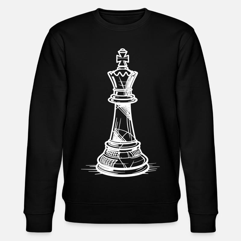 Chess piece sketch - Stanley/Stella CHANGER Unisex Organic Sweatshirt - black