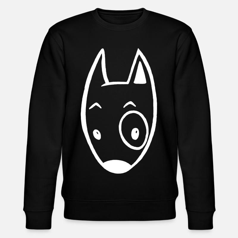 Petit chien blanc - Sweat bio CHANGER Stanley/Stella Unisexe - noir