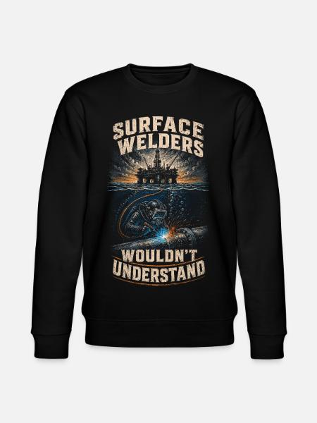 Underwater Welder Underwater Welder - Stanley/Stella CHANGER Unisex Organic Sweatshirt - black