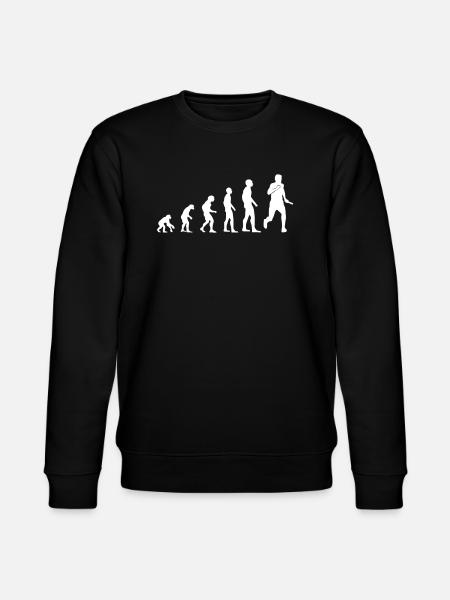 Evolution zum Staffelläufer Design - Stanley/Stella Unisex Bio-Sweatshirt CHANGER - Schwarz