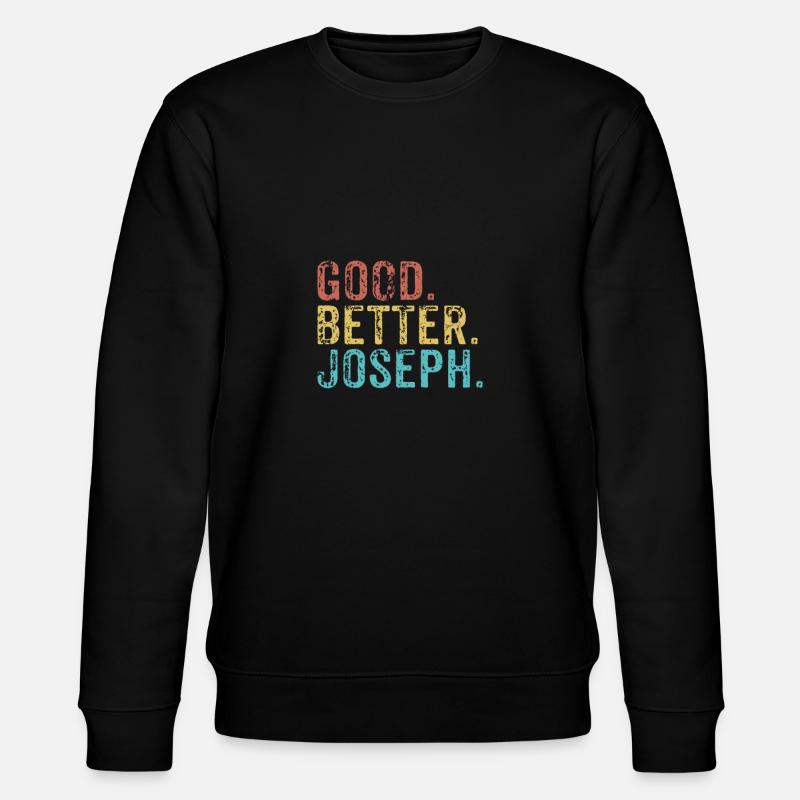 Good better Joseph - Stanley/Stella CHANGER Unisex Organic Sweatshirt - black