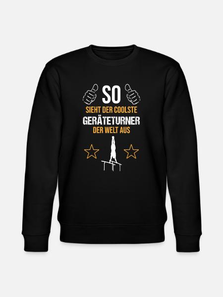 Coolest Gymnast World Statement - Stanley/Stella CHANGER Unisex Organic Sweatshirt - black