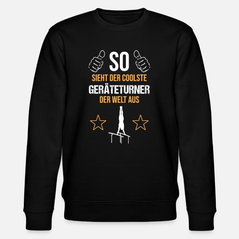 Coolest Gymnast World Statement - Stanley/Stella CHANGER Unisex Organic Sweatshirt - black
