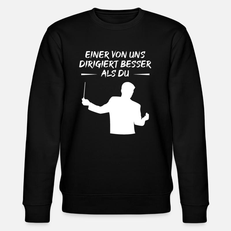 L’un d’entre nous conduit mieux que toi - Cadeau - Sweat bio CHANGER Stanley/Stella Unisexe - noir
