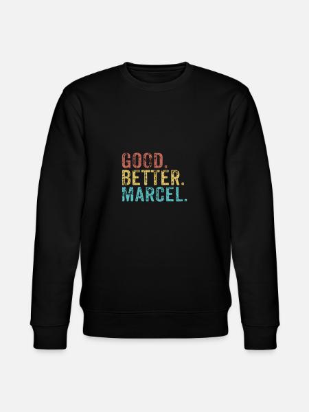 Cool guys are called Marcel - Stanley/Stella CHANGER Unisex Organic Sweatshirt - black