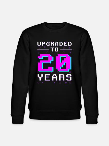 Two Decades Gamer: Retro Hero 20 - Stanley/Stella CHANGER Unisex Organic Sweatshirt - black