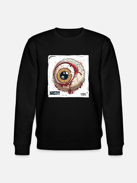 A nasty disgusting eye - Stanley/Stella CHANGER Unisex Organic Sweatshirt - black