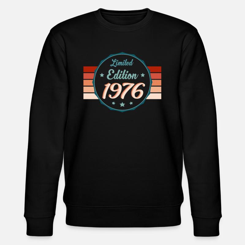 1976 - Édition Classique Limitée Rétro - Sweat bio CHANGER Stanley/Stella Unisexe - noir