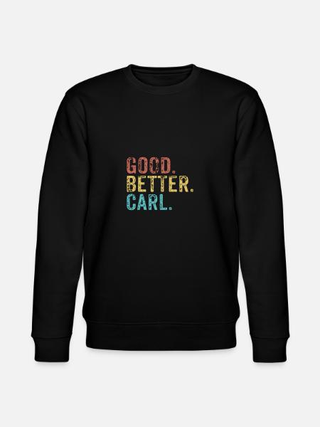 Good better Carl - Stanley/Stella CHANGER Unisex Organic Sweatshirt - black