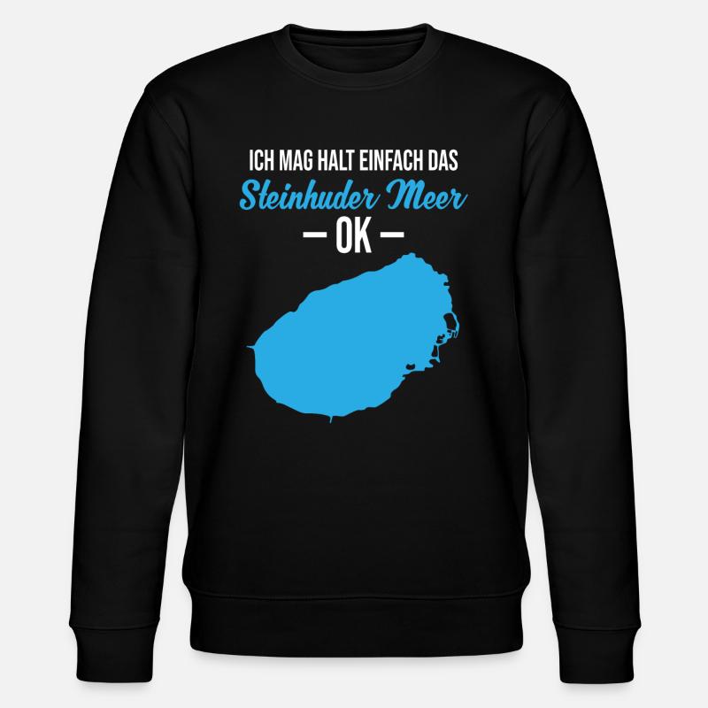 Einfach Steinhuder Meer Okay - Stanley/Stella Unisex Bio-Sweatshirt CHANGER  - Schwarz