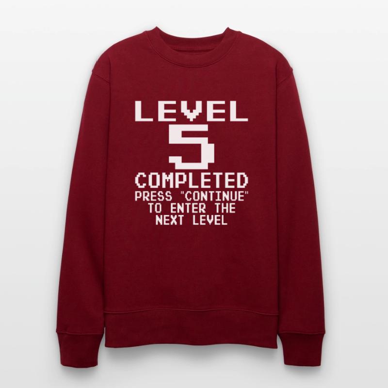 Level 5 Complete Geburtstag Stanley/Stella Unisex Bio-Sweatshirt CHANGER 