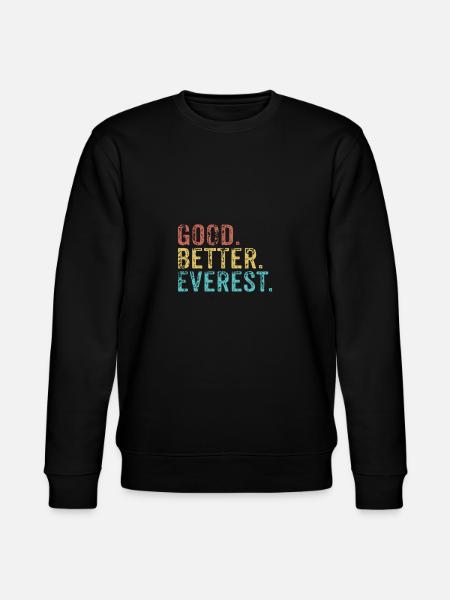 Cool guys are called Everest - Stanley/Stella CHANGER Unisex Organic Sweatshirt - black