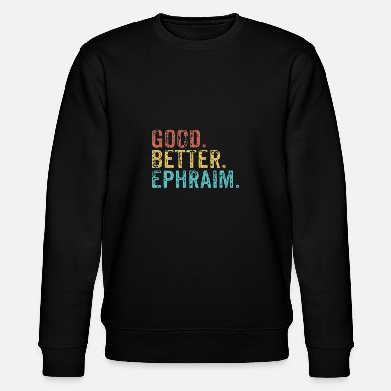 Les mecs cool s’appellent Ephraïm - Sweat bio CHANGER Stanley/Stella Unisexe - noir