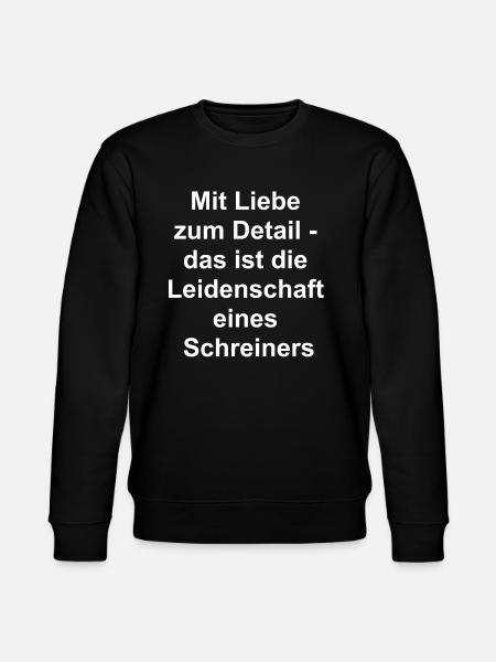 Geschenk aus Holz - Stanley/Stella Unisex Bio-Sweatshirt CHANGER - Schwarz