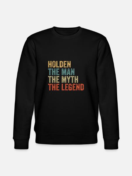 Holden the man the myth - Stanley/Stella CHANGER Unisex Organic Sweatshirt - black