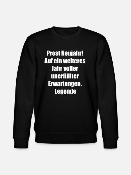 New Year's Eve gift - Stanley/Stella CHANGER Unisex Organic Sweatshirt - black