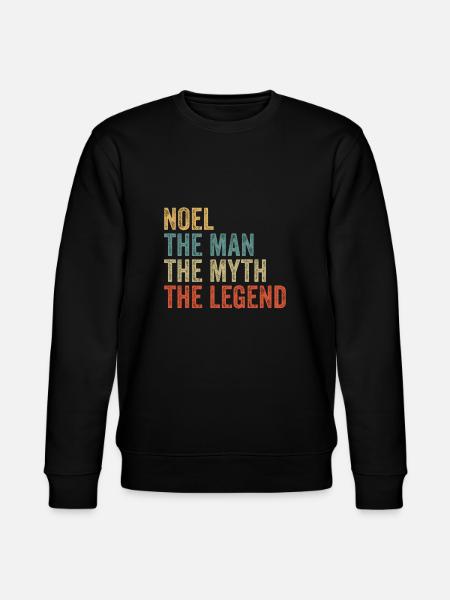 Noel the man the myth - Stanley/Stella CHANGER Unisex Organic Sweatshirt - black
