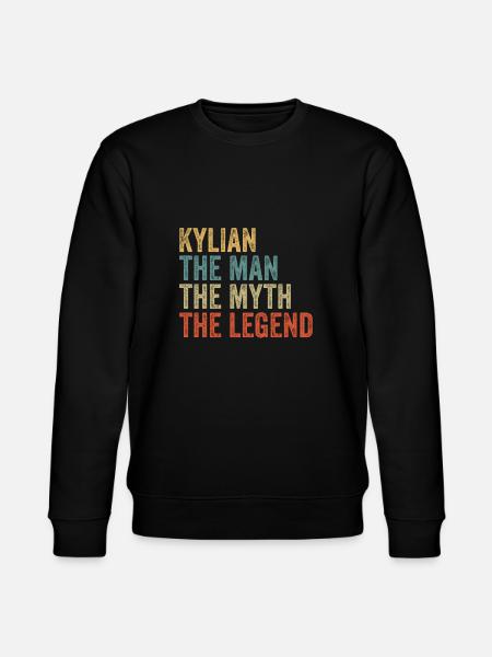 Kylian the man the myth - Stanley/Stella CHANGER Unisex Organic Sweatshirt - black