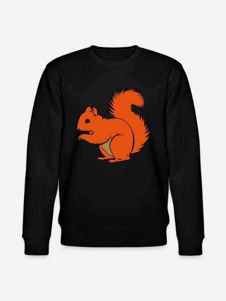squirrel - Stanley/Stella CHANGER Unisex Organic Sweatshirt - black
