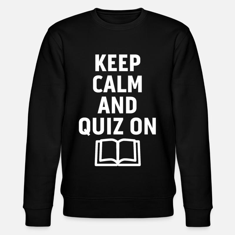 Pub Quiz Quizmaster - Stanley/Stella CHANGER Unisex Organic Sweatshirt - black
