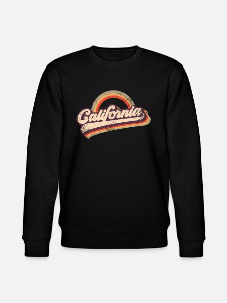 California 80s Retro - Stanley/Stella CHANGER Unisex Organic Sweatshirt - black
