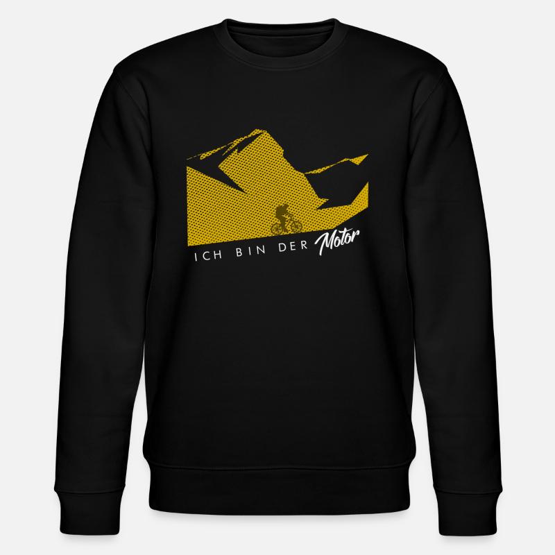MTB - I AM THE ENGINE - Stanley/Stella CHANGER Unisex Organic Sweatshirt - black