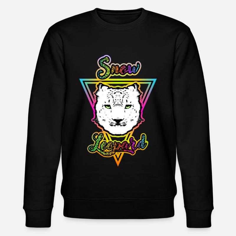 Léopard des neiges - Sweat bio CHANGER Stanley/Stella Unisexe - noir