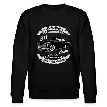 RDA Oldtimer 311 Oldschool Eisenach Custom - Sweat bio CHANGER Stanley/Stella Unisexe - noir - Devant - Nik (191cm) & Marisol (170cm)