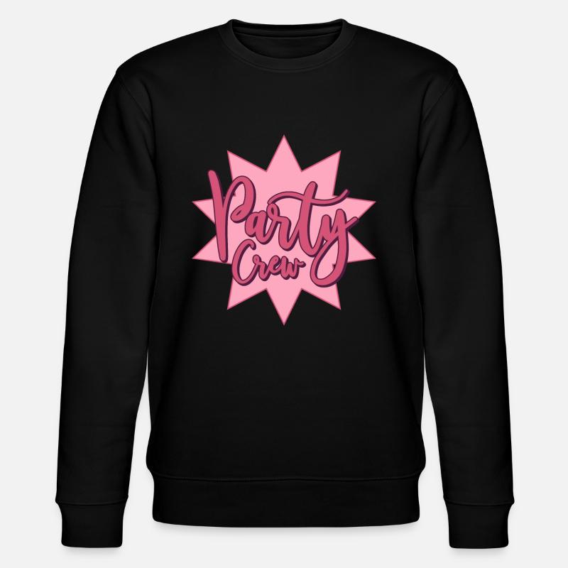 Partycrew Party Crew - Stanley/Stella Unisex Bio-Sweatshirt CHANGER  - Schwarz