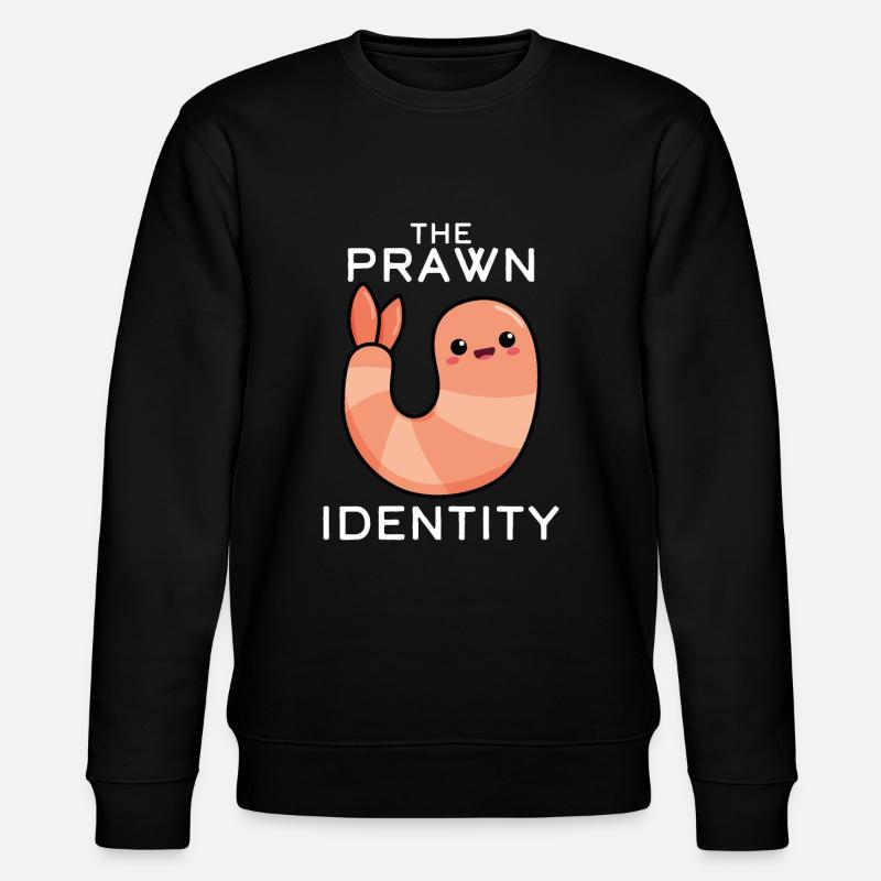 Die Garnelen-Identität - Stanley/Stella Unisex Bio-Sweatshirt CHANGER  - Schwarz