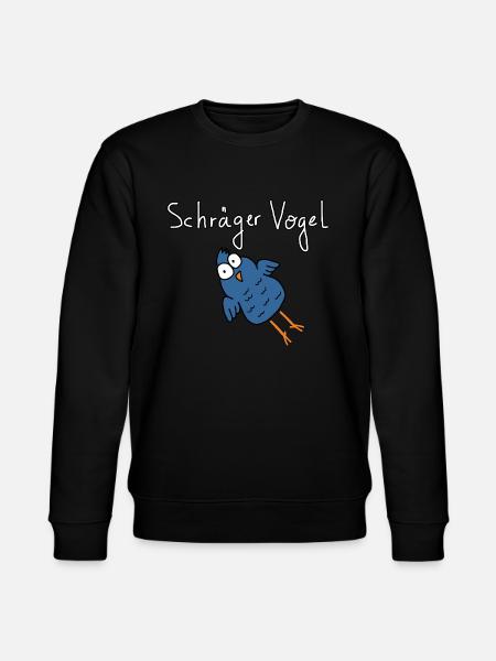 Schräger Vogel - Stanley/Stella Unisex Bio-Sweatshirt CHANGER  - Schwarz