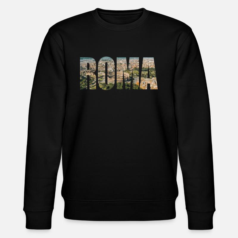 roma rom - Stanley/Stella Unisex Bio-Sweatshirt CHANGER  - Schwarz