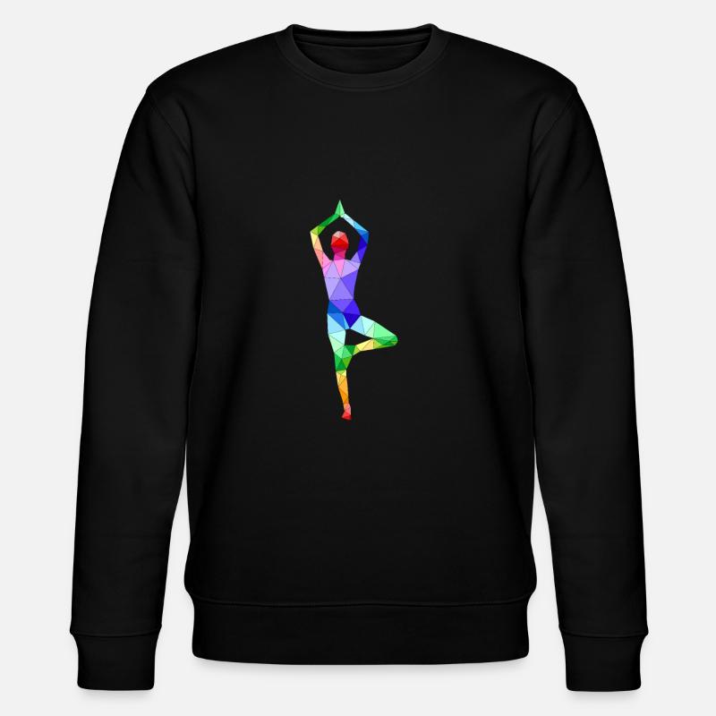 Yoga - Stanley/Stella Unisex Bio-Sweatshirt CHANGER  - Schwarz
