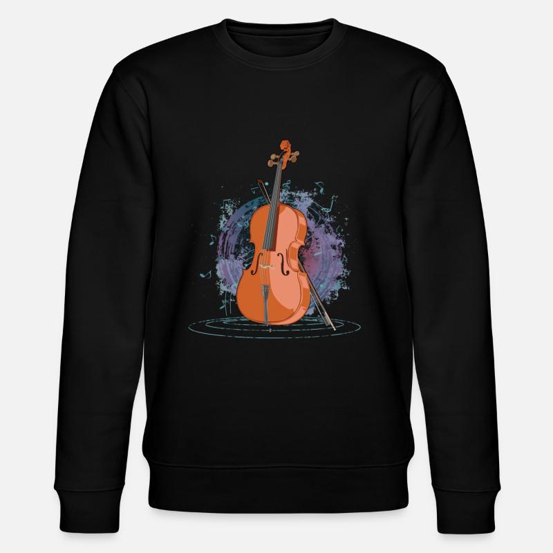 violoncelle - Sweat bio CHANGER Stanley/Stella Unisexe - noir