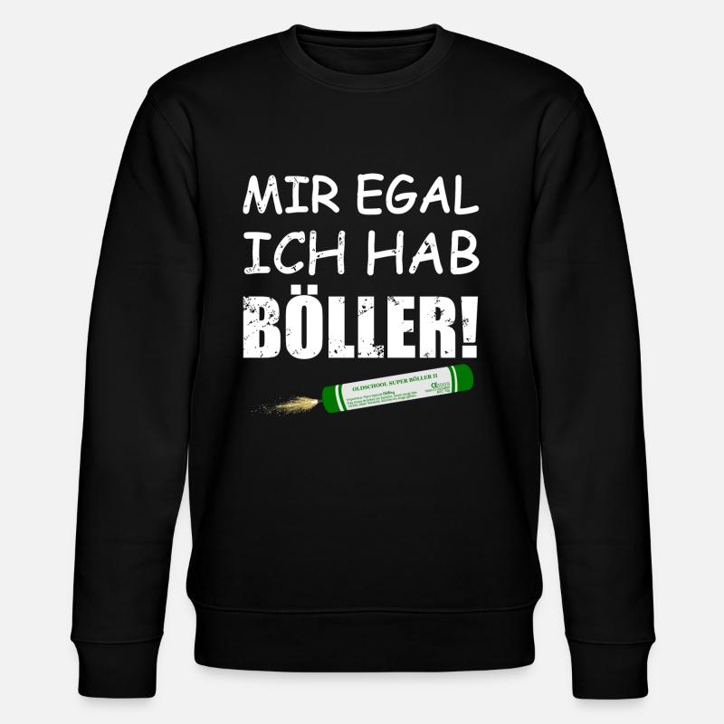 Silvester Knaller Pyro - Stanley/Stella Unisex Bio-Sweatshirt CHANGER  - Schwarz