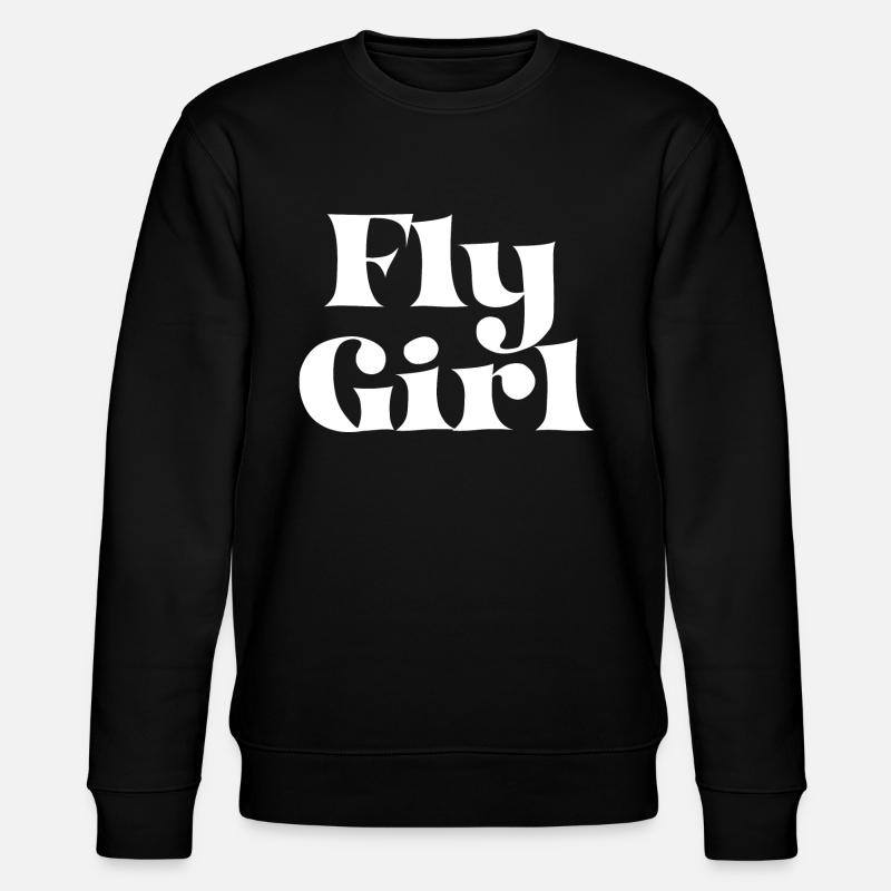 90s 90s Retro Gift - Stanley/Stella CHANGER Unisex Organic Sweatshirt - black