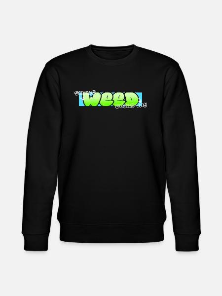 Smoke Weed Every Day - Stanley/Stella CHANGER Unisex Organic Sweatshirt - black