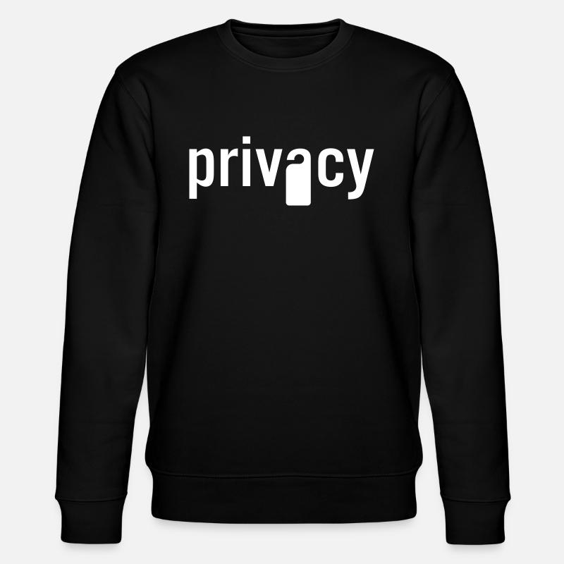 Privacy - Stanley/Stella Unisex Bio-Sweatshirt CHANGER  - Schwarz