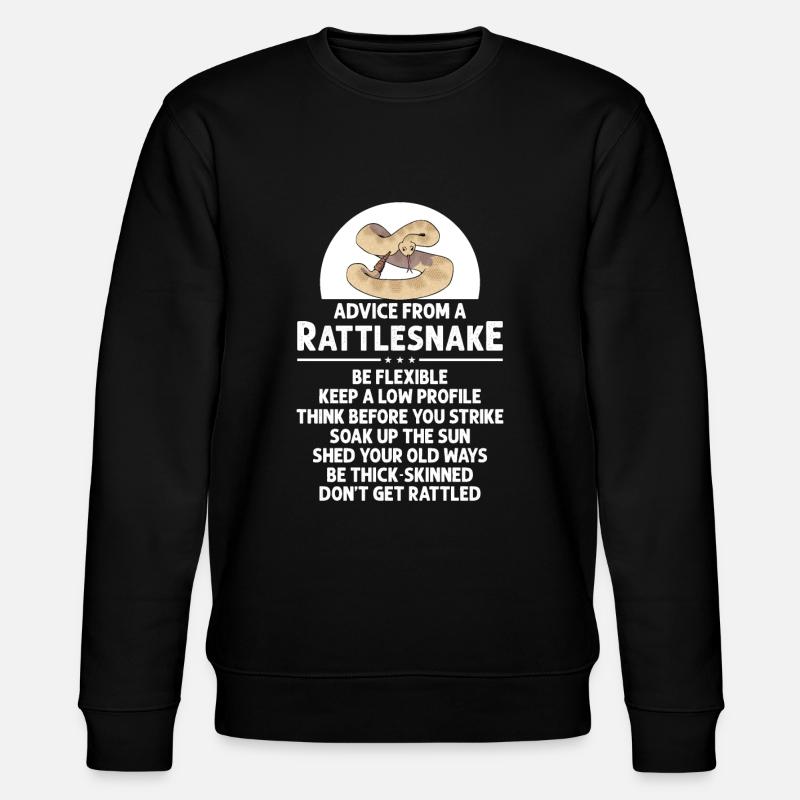 Conseils de Rattlesnake Snakes Gift - Sweat bio CHANGER Stanley/Stella Unisexe - noir