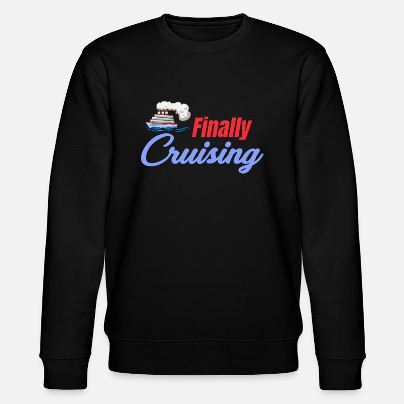 Finally Cruise Ship Lovers - Stanley/Stella CHANGER Unisex Organic Sweatshirt - black