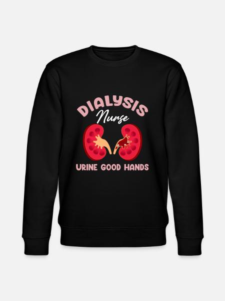 Dialysis Nurse Urine Good Hands Technician - Stanley/Stella CHANGER Unisex Organic Sweatshirt - black