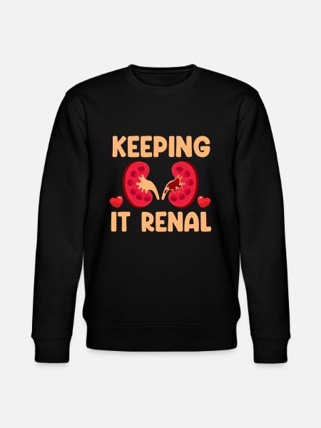 Keep It Kidneys Funny - Stanley/Stella CHANGER Unisex Organic Sweatshirt - black
