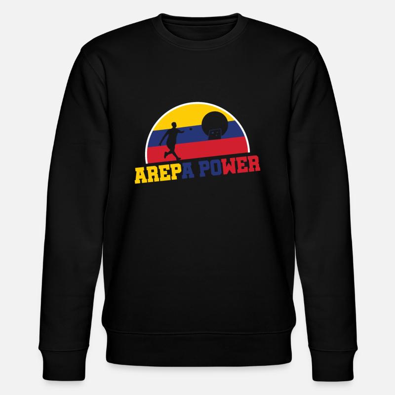 Columbia Tejo Arepa Power Tejospieler - Stanley/Stella Unisex Bio-Sweatshirt CHANGER  - Schwarz